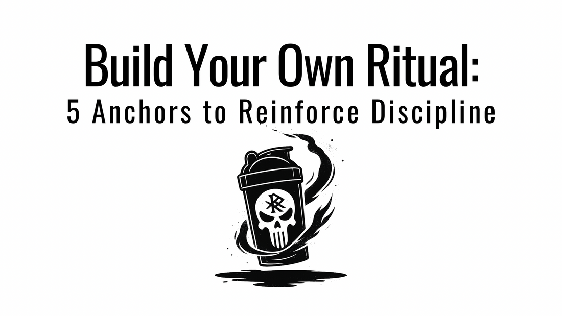 Build Your Own Ritual graphic showcasing 5 anchors for discipline and ritual building techniques